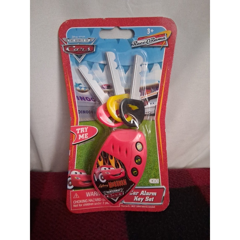 Disney Cars Car Alarm Key Toy Race O Rama New NOS